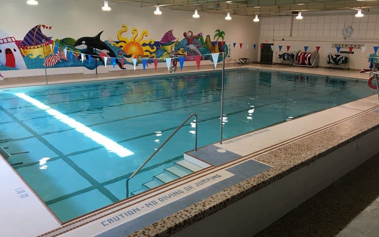 Indoor pool at the Alderwood Centre